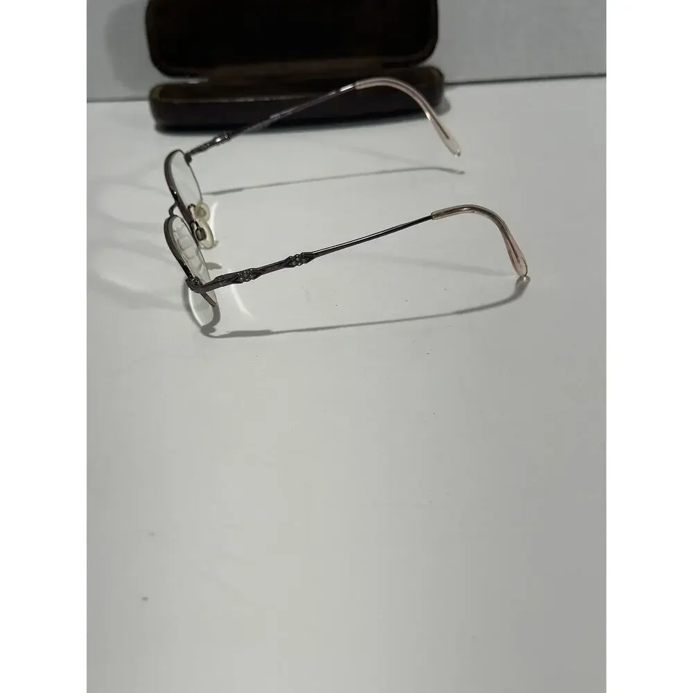 Lauren Hutton L125 Violet Eyeglasses Frames + Brown Hard Shell Case 51[]18-135MM